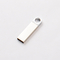 4GB 8GB 16GB Metal USB Flash Sürücü Lazer Logo 2.0 Gümüş USB Bellek Çubuğu